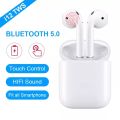 HLstar® I12 tws 5.0 Bluetooth Stereo Headset Wireless Touch Control Earbuds Bass Handsfree Headset Headphones Super Bass i12 Airpods i20 i30 tws Earphones For iPhone Android Including Retail Box. 
