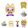 Lankybox Plush Toys BOXY FOXY ROCKY Soft Stuffed Kid Game Figure Plushie Dolls Stuffed Doll Gifts. 