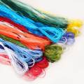 8PCSx20M Low Twist Silk Thread For DIY Velvet Flowers Jewelry Making. 