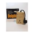 Dolphin Automatic Digital Voltage Protector Stabilizer For Fridge | LCD | Mobile Charger and Wifi Devices With Volt Meter,Muhafiz Switch. 
