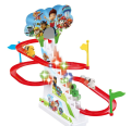 PAW PETROL Toy Electronic Rail Stairs Intelligence Toy Music Cartoon Slide Electric Climbing Stair Rail Car Toys. 