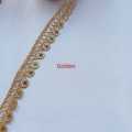 Sequins Lace (8 Yards) | Fancy Sequins Border Lace for Clothes  Fancy Dupatta Border Lace. 