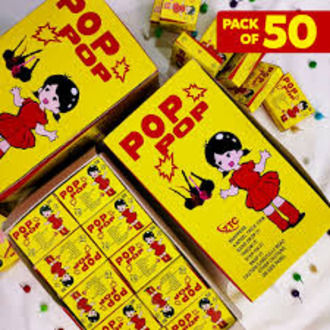 Pop Pop Crackers Pataka Box | Pack Of 50, |12 |6 |3 Affordable without compromising quality, A favorite for ease of use and excitement