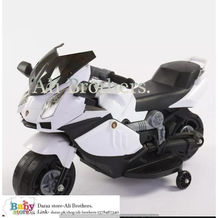 Kids Electric Bike Self-Drive, Push Start With Music  Option, With Front, Back, lights With Poems Music Wide Sitting Space TOYESLAND Made