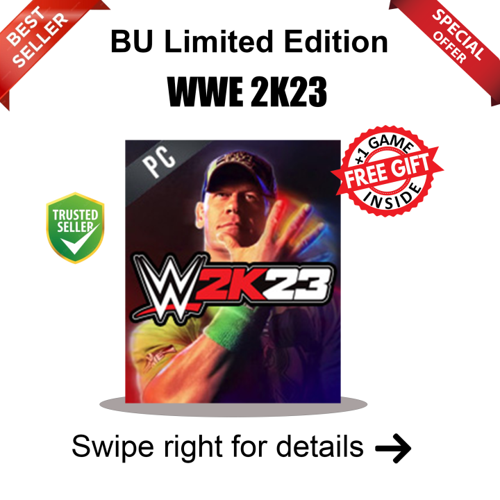 WWE 2K23 - GAME FOR PC (GOOGLE DRIVE/ MEDIAFIRE) - QR CODE