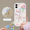 VRQR Wave Edge Casing for Xiaomi Redmi A1 A2 Plus Phone Case Oil New Painting style Pattern Candy Bracelet Cover POCO C50 C51. 