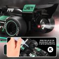 F1 Remote Control Formula Car 1:18 Scale High-Speed Spray Stunt RC Racing Car For Kids F1 Formula Smoke Spray RC Rechargeable Moving Racing Lasting 2.4G High Speed ​​Drift Sports Car For Boys Comes in Two Color Variation Best AMAZING RC Car For Gifting. 