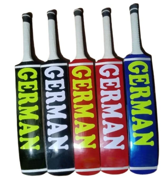 German Cricket Bat – Half Cane Handle best for beginners – Tennis Ball Bat 2024 Model, Heavy Bottom Tennis Ball Bat Best Quality Wood Made in Sialkot, Sold By Fight Fitness