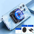 100% Quality+COD X79 Phone Cooler Magnet Gaming Radiator Wireless Portable Cooling Fan. 