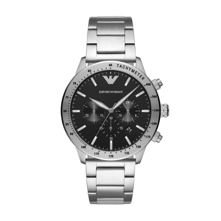 Emporio Armani Wrist Watch For Men Analogue Quartz Stainless Steel 43mm Watch AR11241