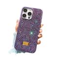 Luxurious diamond-filled iPhone15promax rhinestone mobile phone case for Apple 15 and 14pro diamond-encrusted protective cover for women. 