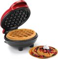 3 in 1 Waffle Maker Machine - Mini Waffle Maker - Cookies Maker Machine - Nutella Waffle Maker - Non-Stick Surfaces - Hash Browns, Keto Chaffles with Easy to Clean - Mini Non-Stick Waffles Maker. 
