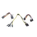 11Pin 9Pin USB 13Pin Audio 8pin HDD Power LED  Reset SW Switch Cable for Ordinary Mainboard Work on Lenovo ATX Computer Case. 