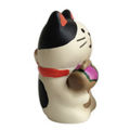 Miniature Cat Lucky Cat Version Handmade Lovely Miniature Zakka Cat Figurine for Entertainment. 