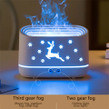 Flame  Aroma Air Humidifier Diffuser Cool Mist Fire Effect Led Light. 
