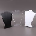 1 Acrylic Mini Necklace Display Mannequin Jewelry Holder - Necklace stand - earrings stand - necklace Rack - Earring Showcase. 