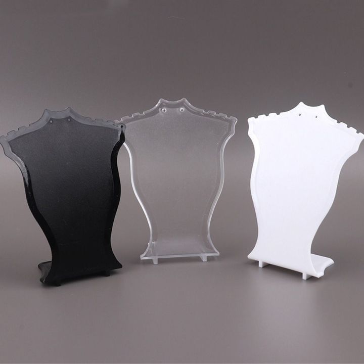 1 Acrylic Mini Necklace Display Mannequin Jewelry Holder - Necklace stand - earrings stand - necklace Rack - Earring Showcase