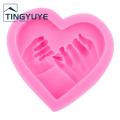 Aromatherapy Mold Non-stick Wide Application Love Finger Hook Mold. 