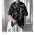 【M-5XL Korean Unisex T-shirt Oversized shirt Fashion Printed Short Crew neck sleeve Oversized Tshirt oversized shirt for men Couple shirt for men casual top hip hop streetwear. 