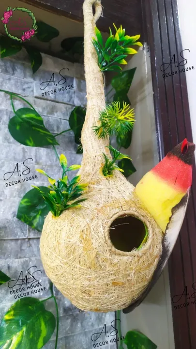 Beautiful%20Birds%20nest%20-%20handmade%20pet%20home%20bird%20house%20Size%2012%20inch%20-%20Small%20animals%20pets%20habitats%20cages%20breeding%20houses%20nesting%20outdoor%20feeders%20supplies%20parrots%20garden%20decorative%20-%20Image%203