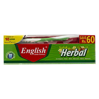 English Herbal Toothpaste (Value Pack 135g)