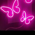 Butterfly Neon Light for kids room Butterfly Neon Lights Cute Butterfly 3 pcs Wall Lights Night Light Wall or Table Decor for Kids Room Bedroom Festival Wedding Party Birthday Gift. 