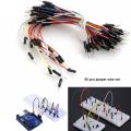 65PCS Male to Male Flexible Breadboard jumper wire. 