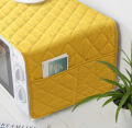 100GSM Cotton's Quilted Kitchen Microwave Oven Cover - Oil Proof - Dustproof Decorative With Storage pockets | Microwave Covers & Kitchen Organizer - Export Quality. 
