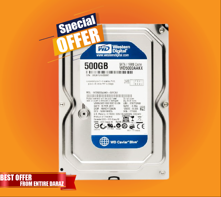 500GB Hard Disk Drive Full Of Games