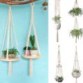 50Pcs Unfinished Wooden Rings, for Craft, Ring Pendant, DIY Connectors, Jewelry Making (Including Cotton Rope). 