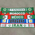 Soccer Fans Scarf Portugal Double-sided World Cup Football Team Fans Scarf. 
