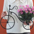 Bicycle Design Wall Mounted Basket Indoor and Outdoor Unique Home Decor Decoration Wall Hanging Flower Rack. 