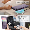 lthmy for Google Pixel 8 Pro PU Leather Kickstand Wallet Magnetic Closure Flip Case Cover. 