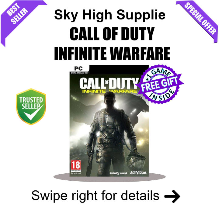 CALL OF DUTY ADVANCE WARFARE - GAME FOR PC (GOOGLE DRIVE/ MEDIAFIRE) - QR CODE + FREE GIFT