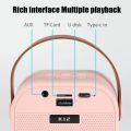 K12 Wireless Mic With Speaker - Single / Double RGB 7 Colour Dancing Light Karaoke Mic With Portable Bluetooth Microphone For Recording With Speaker For Music - 3 in 1 USB / AUX / SD Card Slot Karaoke Handheld Microphone - Black, Blue & Pink Colours. 