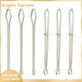 Enigma- Crafters' Essential Tool 6 Pcs Stainless Steel Drawstring Threading Tool Set for Diy Hoodies Pants Shorts Easy Rope Replacement Clip with Tweezer Buyers' Favorite Drawstring Replacement Tool. 