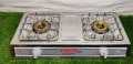 Gas Stove With Automatic Ignition System chula for kitchen automatic 2 Double Burner full heavy weight. 