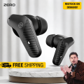 Zero® Gravity Wireless Earbuds | 5.3v Gaming Earbuds | 11mm Base Driver Earbuds | Quad Mic ENC Earbuds for Calling | Noise Cancelling Earbuds |  Earbuds for iOS and Android | Best Earbuds for Men and Women. 