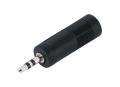 6.35mm To 3.5mm Jack Connector - Audio Stereo Plug Adapter (Connect SLR microphone with PC, Laptop). 