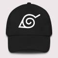 Naruto Cap Leaf Sign Ninja Black Stylish Hat Fashion Anime Love. 