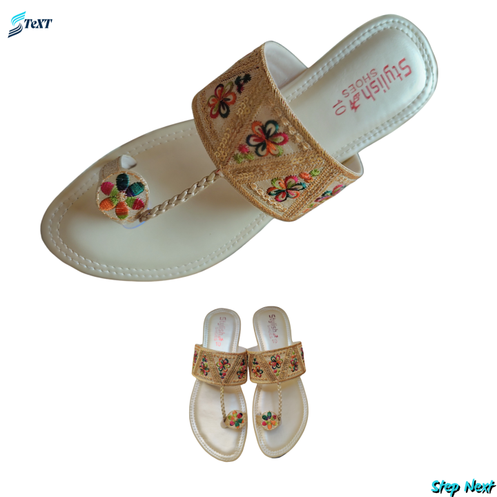 Fancy%20Casual%20Kohlapuri%20Chappal%20%E2%80%93%20Chapal%20Style%20Kolapuri%20Flats%20for%20Girl%20%E2%80%93%20Ladies%20Fashionable,%20Stylish,%20Comfortable%20and%20Easy%20to%20Walk%20Khussa%20Slippers%20%E2%80%93%20Party%20&%20Wedding%20Footwear%20%E2%80%93%20Handmade%20Traditional%20Design%20for%20Eid%20&%20Daily%20Wear%20%E2%80%93%20White%20Flats%20-%20Image%207