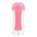 Pack of 3 Roll on Wax Heater Machine Portable Wax Warmer Electric Depilatory Roller Hair Remover Refill with Srips & Wax Refil. 