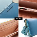 Stylish Mini Wallet for Women - All-Season PU Leather Compact Purse - 7 Card Slots with Zipper Closure Design. 