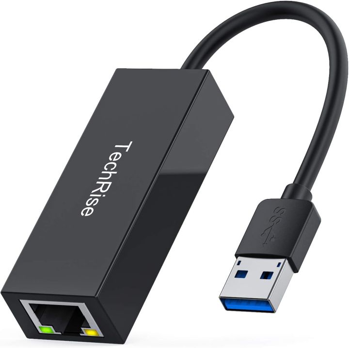 TechRise USB Network Adapter, High Speed USB 3.0 to RJ45 Gigabit Ethernet LAN Network Adapter