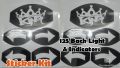 Honda 125 Back Light & indicators sticker Kit(1 kit) random design. 