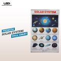 Solar System Wall Chart | HD pictures Wall Poster for Classroom and School Decoration Printed on 200 grams Laminated Card 20*30 inches. 