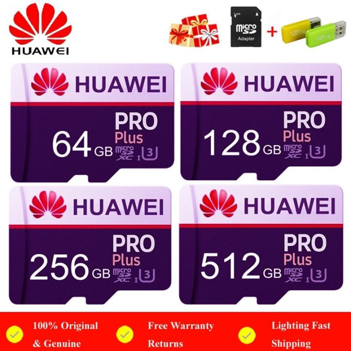 【COD+Ready Stock + FREE Shipping 】 Huawei 1TB 512GB PRO Plus Micro Sd Memory Card Micro SD Card TF Card 8GB 16GB 32GB 64GB 128GB 256GB-GKHW301