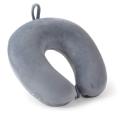 U-shape neck pillow for travel comfortable for travel filled with Polister Ball Fiber. 