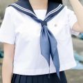 [triangle scarf] sailor's jacket scarf with pure Japanese JK uniform large bow tie. 
