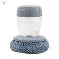Palm Scrubber Multifunctional Portable PED Kitchen Soap Dispensing Palm Brush for Home. 